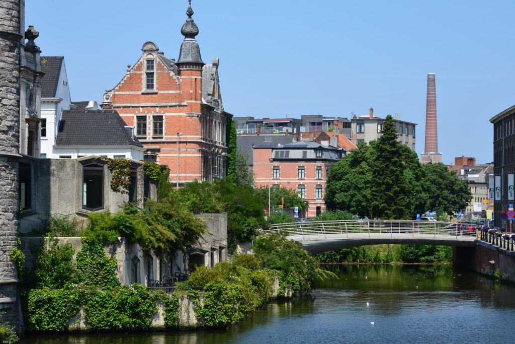 Ghent, Belgium jigsaw puzzle in Bridges puzzles on TheJigsawPuzzles.com