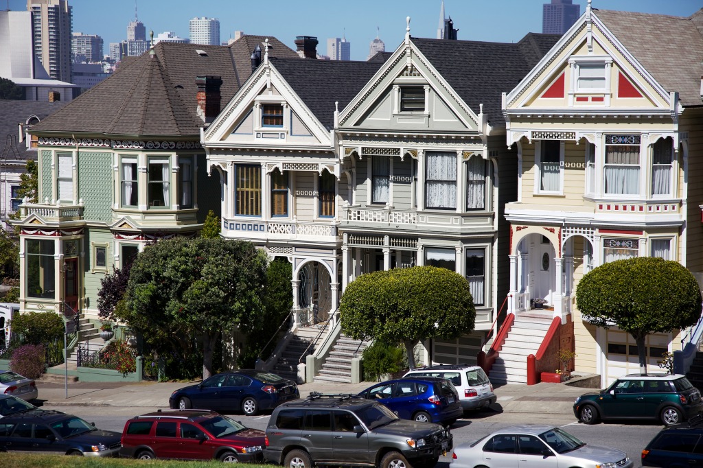 Alamo Square, San Francisco jigsaw puzzle in Street View puzzles on TheJigsawPuzzles.com