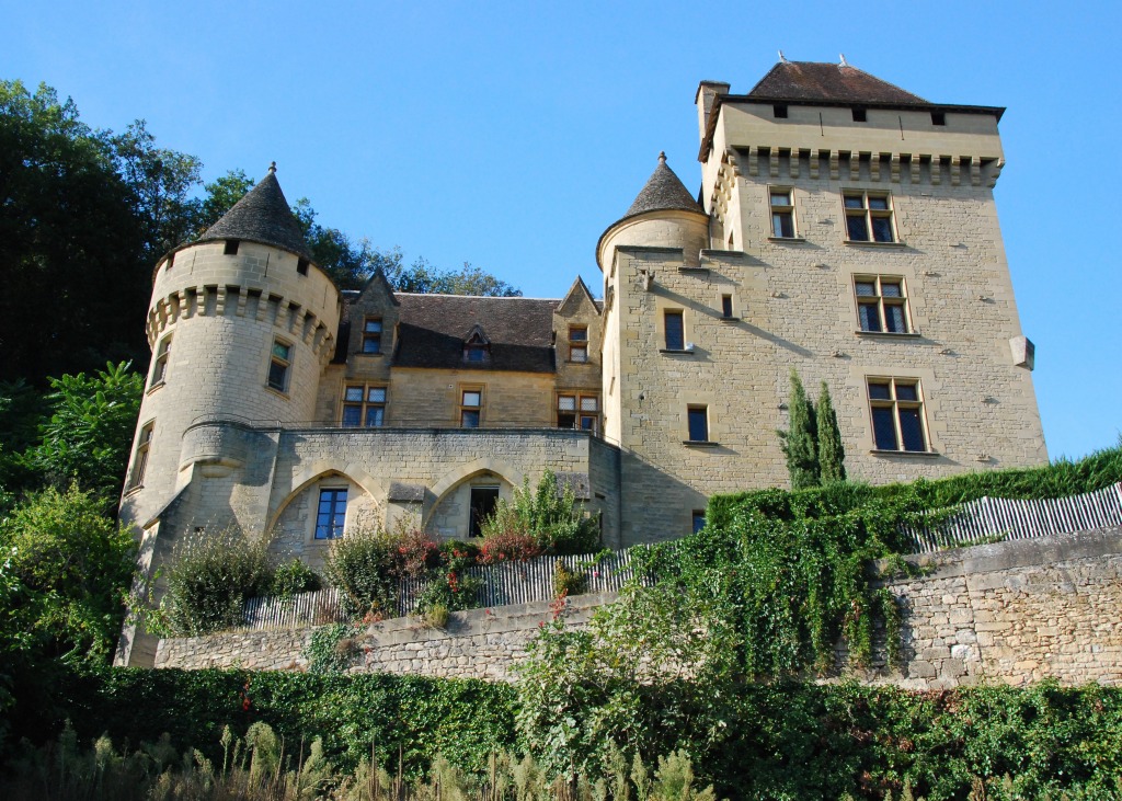 Château de la Roque-Gageac jigsaw puzzle in Castles puzzles on TheJigsawPuzzles.com