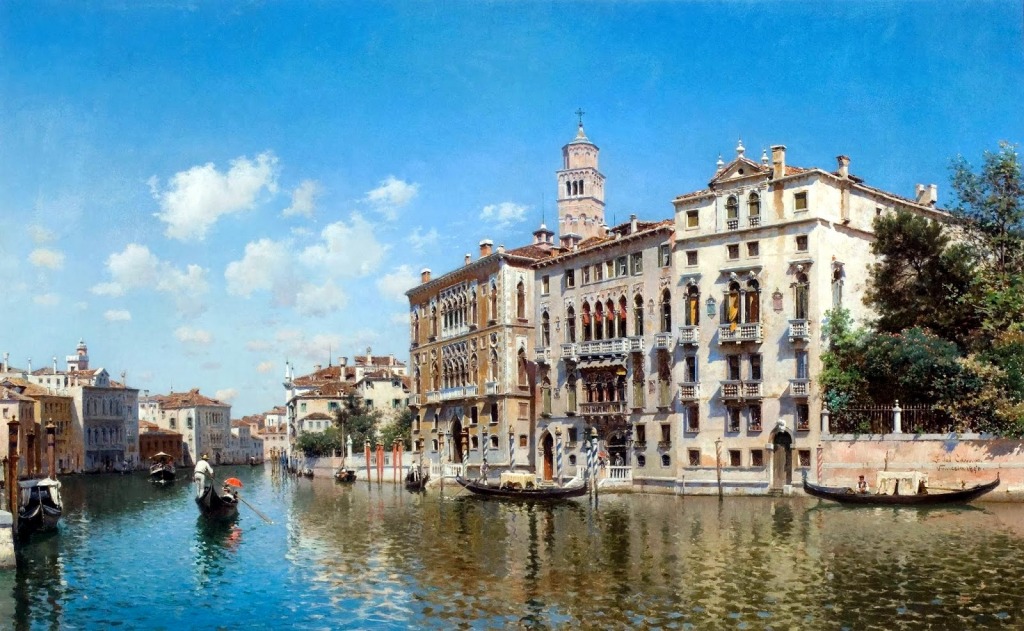 Palazzo Cavalli-Franchetti, Venice jigsaw puzzle in Piece of Art puzzles on TheJigsawPuzzles.com