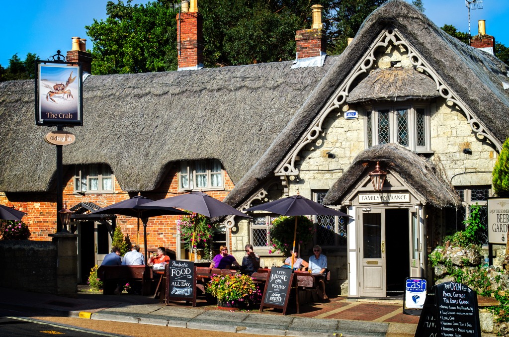 The Crab Pub, Shanklin, Isle of Wight jigsaw puzzle in Puzzle of the Day puzzles on TheJigsawPuzzles.com