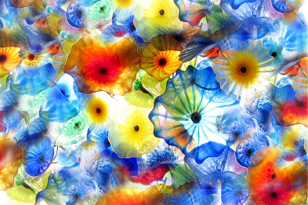 Glass Art, The Bellagio, Las Vegas jigsaw puzzle in Puzzle of the Day puzzles on TheJigsawPuzzles.com