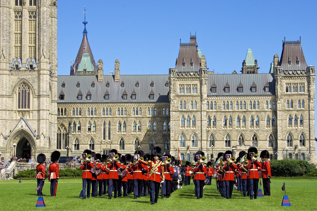 Governor General's Foot Guards jigsaw puzzle in Puzzle of the Day puzzles on TheJigsawPuzzles.com