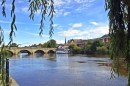 Welsh Bridge and the River Severn, England