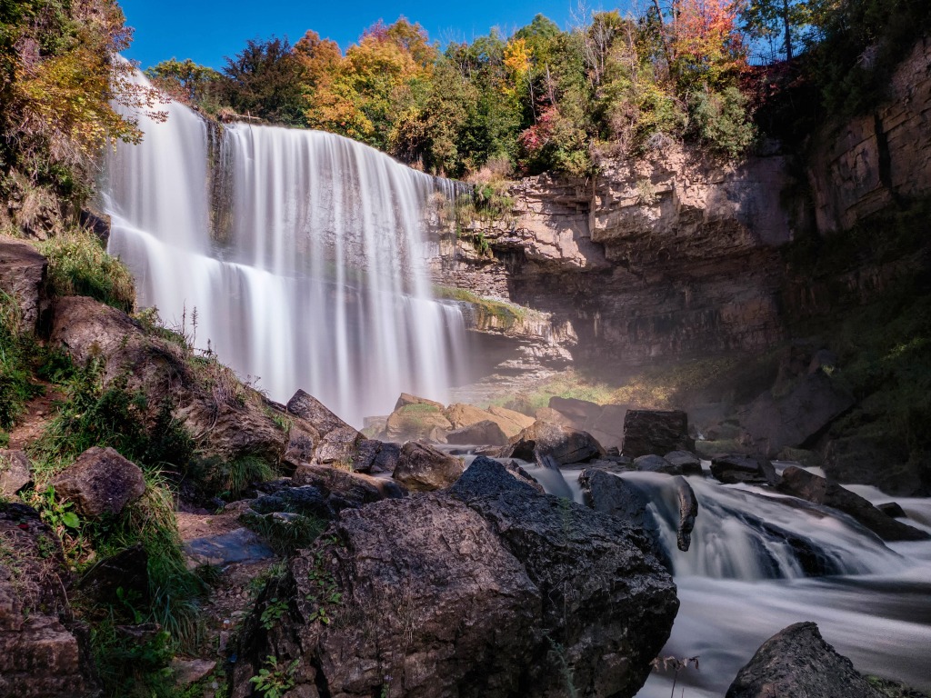 Webster's Falls, Dundas, Ontario jigsaw puzzle in Waterfalls puzzles on TheJigsawPuzzles.com