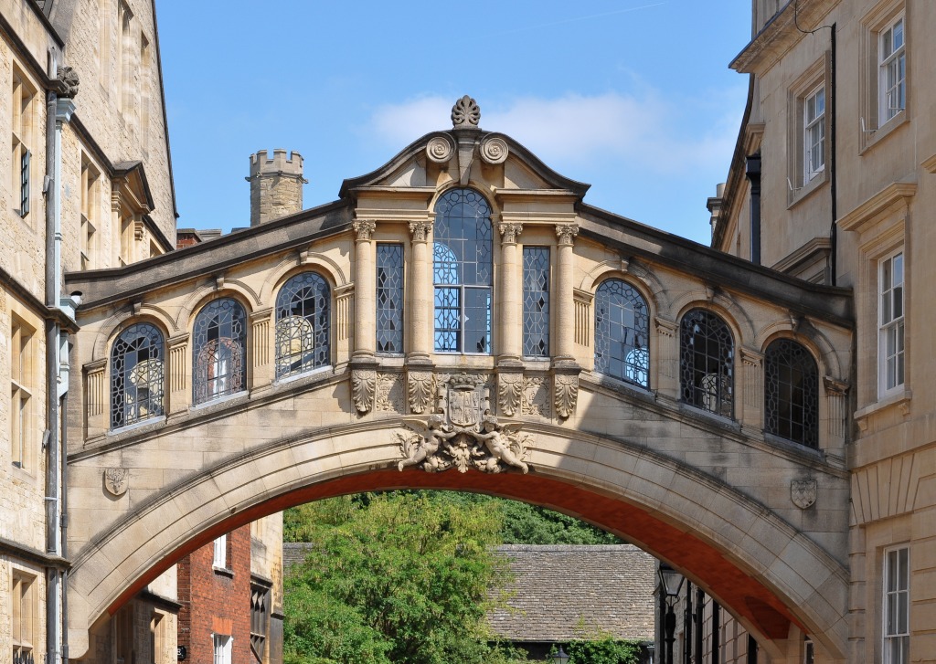 Bridge of Sighs, Oxford jigsaw puzzle in Bridges puzzles on TheJigsawPuzzles.com