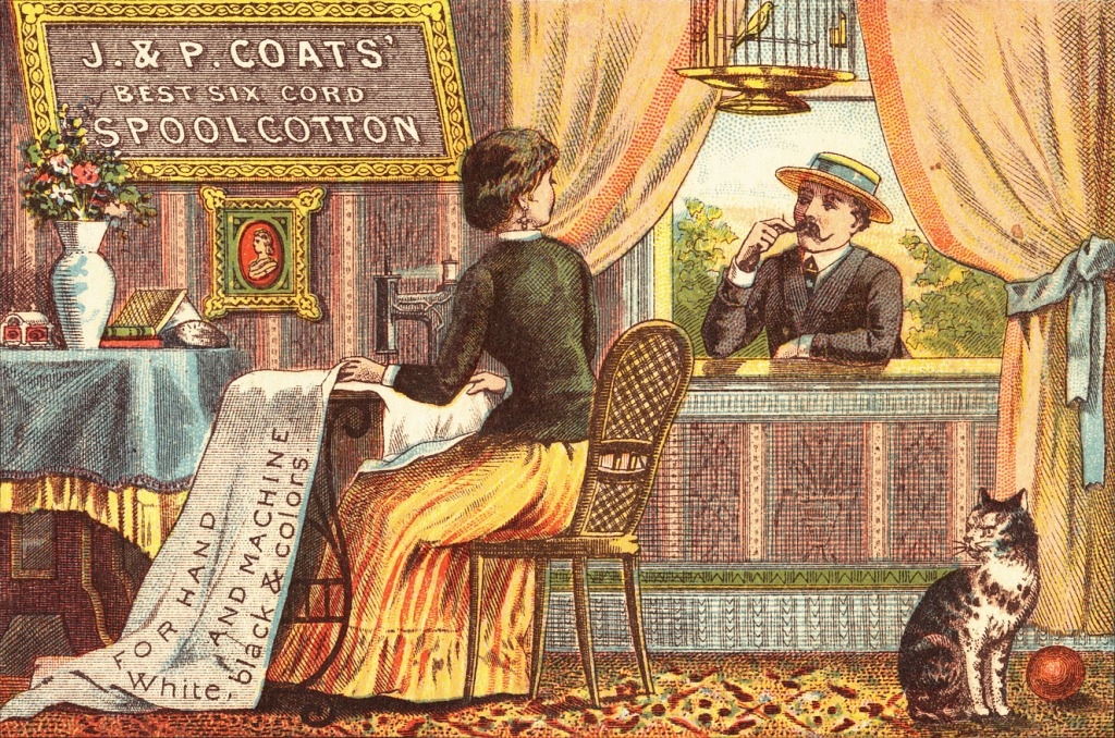 J. & P. Coats' Best Six Cord Spool Cotton jigsaw puzzle in Handmade puzzles on TheJigsawPuzzles.com