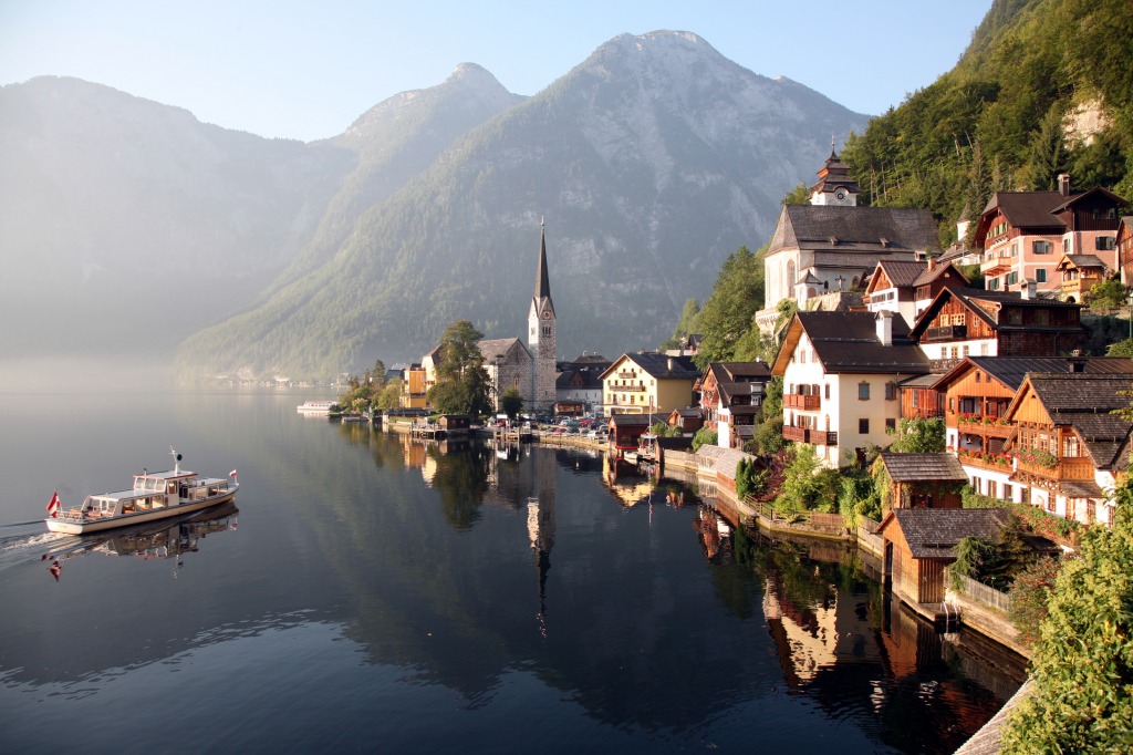 Hallstatt, Upper Austria jigsaw puzzle in Puzzle of the Day puzzles on TheJigsawPuzzles.com