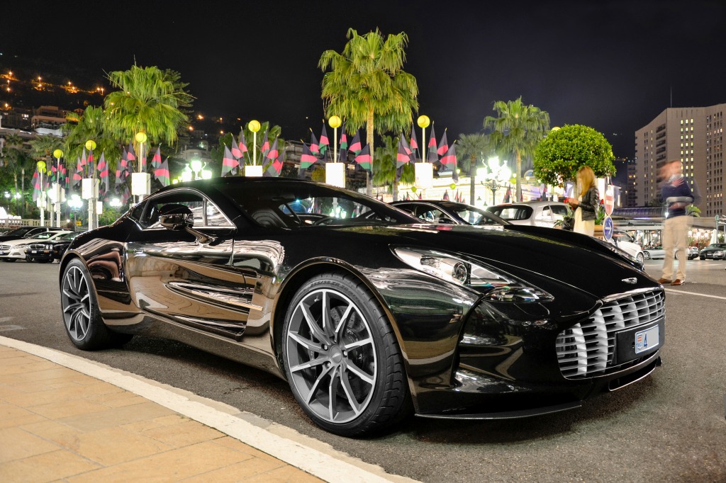 Aston Martin One-77 in Monaco jigsaw puzzle in Cars & Bikes puzzles on TheJigsawPuzzles.com