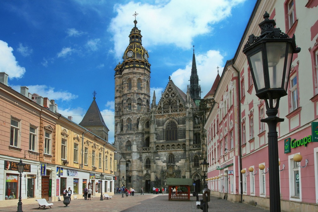 St. Elizabeth Cathedral, Košice, Slovakia jigsaw puzzle in Street View puzzles on TheJigsawPuzzles.com