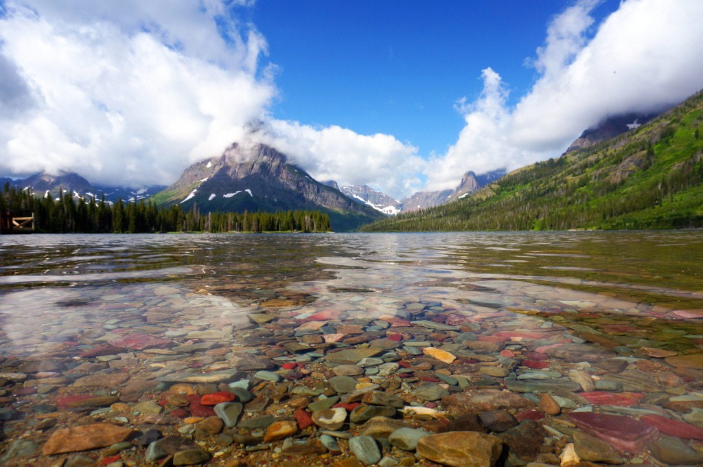 Glacier National Park jigsaw puzzle in Puzzle of the Day puzzles on TheJigsawPuzzles.com