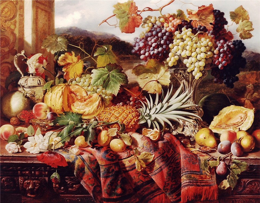 Still Life with Fruits jigsaw puzzle in Fruits & Veggies puzzles on TheJigsawPuzzles.com