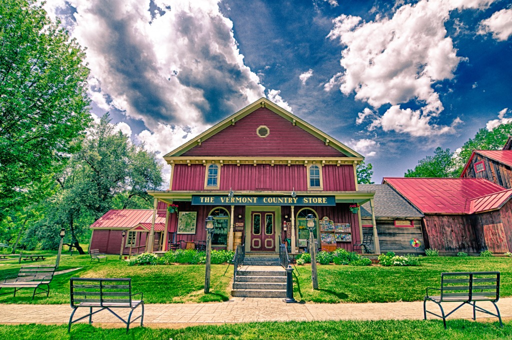 Country Store in Vermont jigsaw puzzle in Street View puzzles on TheJigsawPuzzles.com