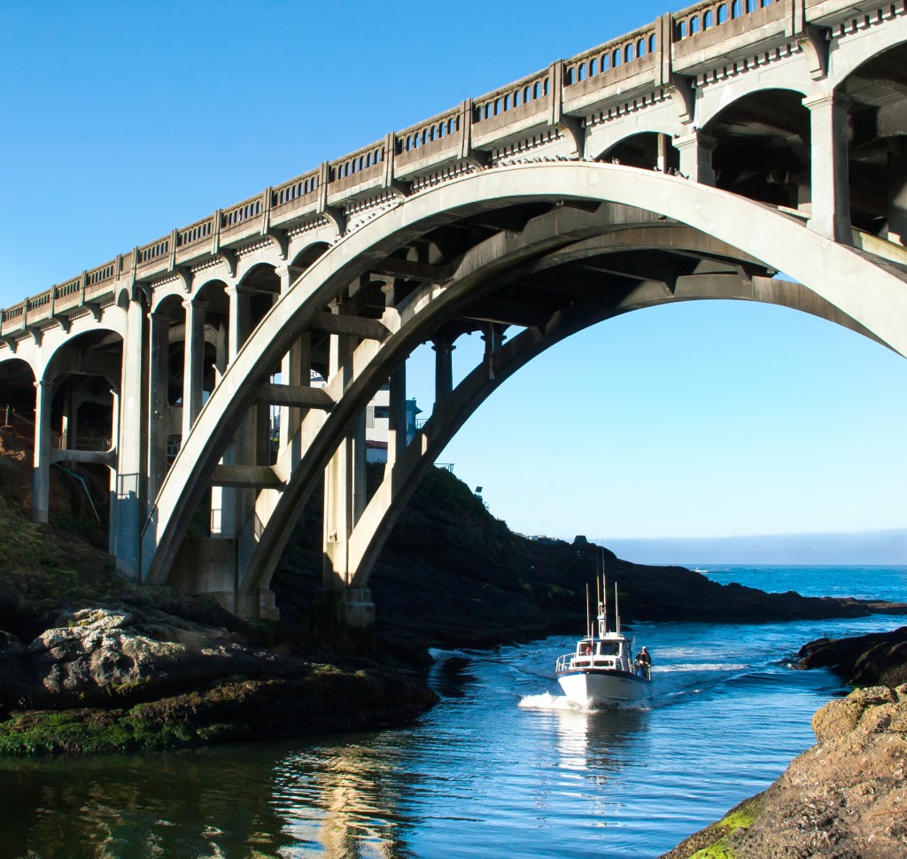 Depoe Bay, Oregon jigsaw puzzle in Bridges puzzles on TheJigsawPuzzles.com