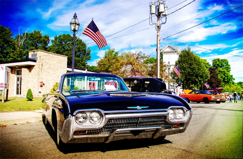 Ford Thunderbird 1963 jigsaw puzzle in Cars & Bikes puzzles on TheJigsawPuzzles.com