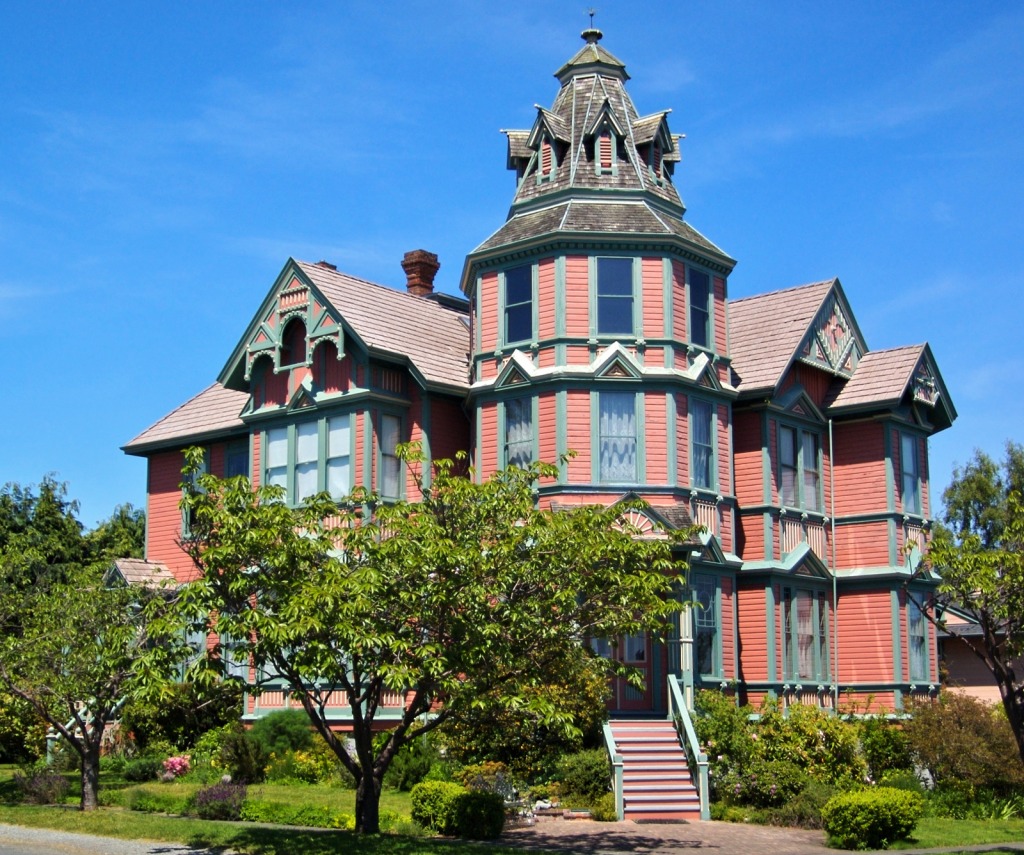 Ann Starrett Mansion, Port Townsend WA jigsaw puzzle in Street View puzzles on TheJigsawPuzzles.com