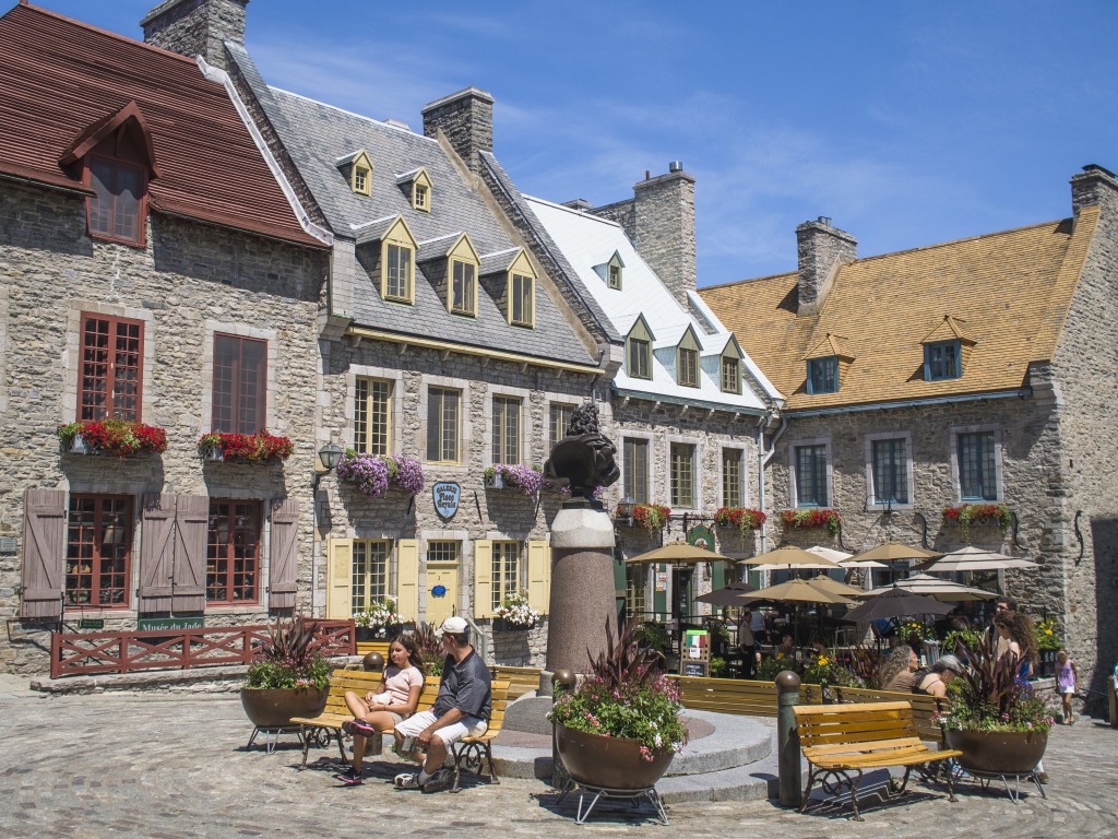 Quebec City, Place Royale jigsaw puzzle in Street View puzzles on TheJigsawPuzzles.com