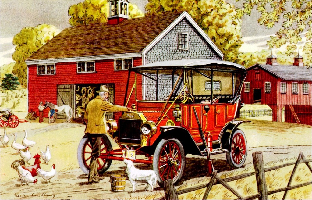 1911 Ford Model T jigsaw puzzle in Puzzle of the Day puzzles on TheJigsawPuzzles.com