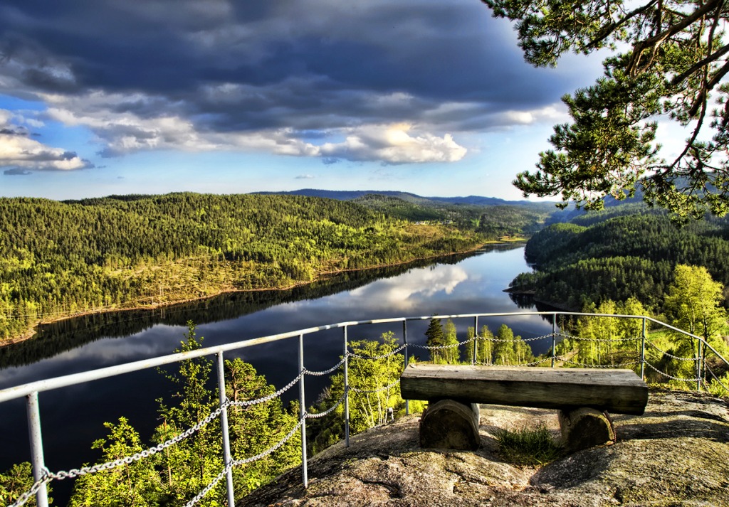 Norwegian Landscape jigsaw puzzle in Great Sightings puzzles on TheJigsawPuzzles.com