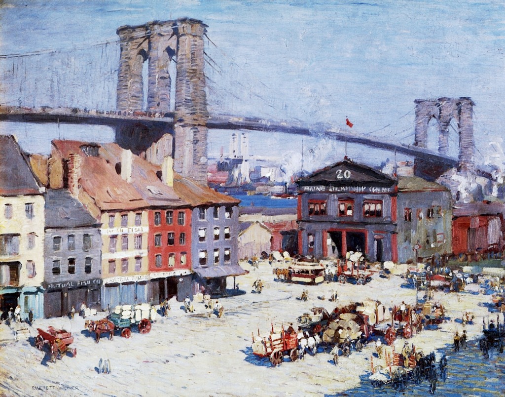 Along the River Front, New York jigsaw puzzle in Bridges puzzles on TheJigsawPuzzles.com