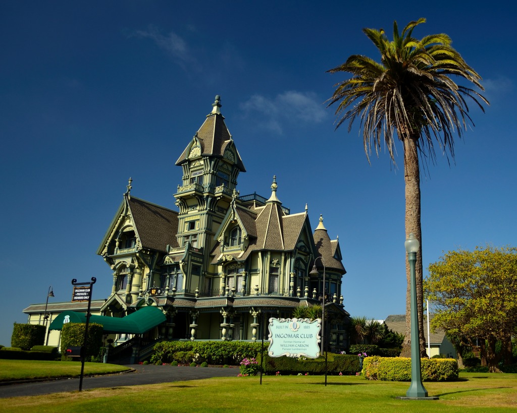Carson Mansion, Eureka, California jigsaw puzzle in Street View puzzles on TheJigsawPuzzles.com