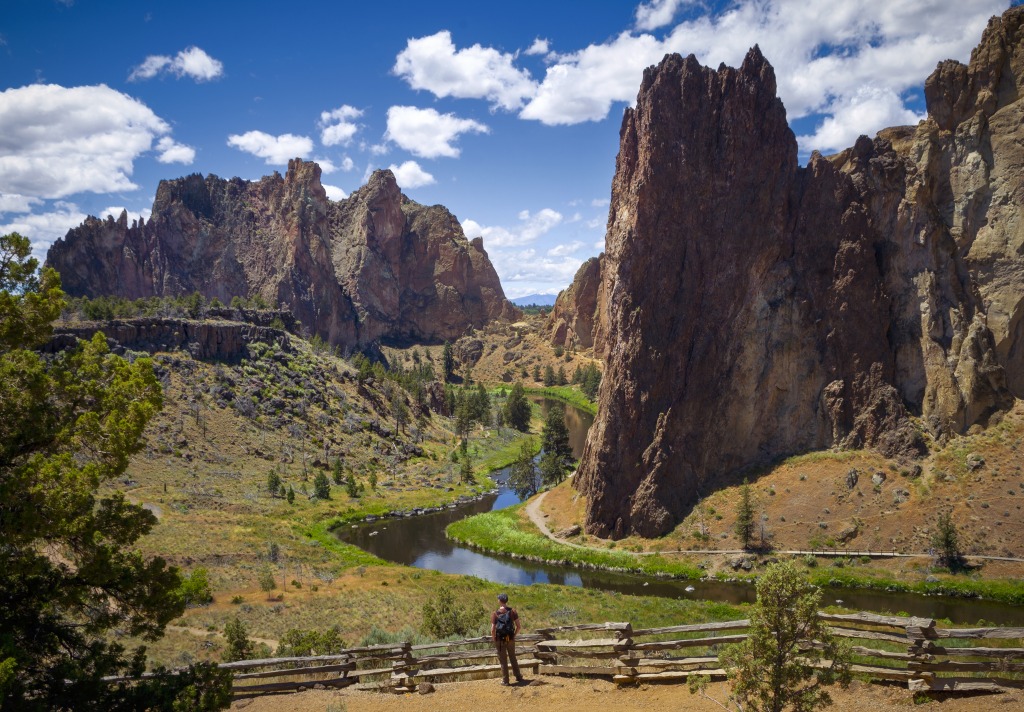 Smith Rock, Oregon jigsaw puzzle in Puzzle of the Day puzzles on TheJigsawPuzzles.com