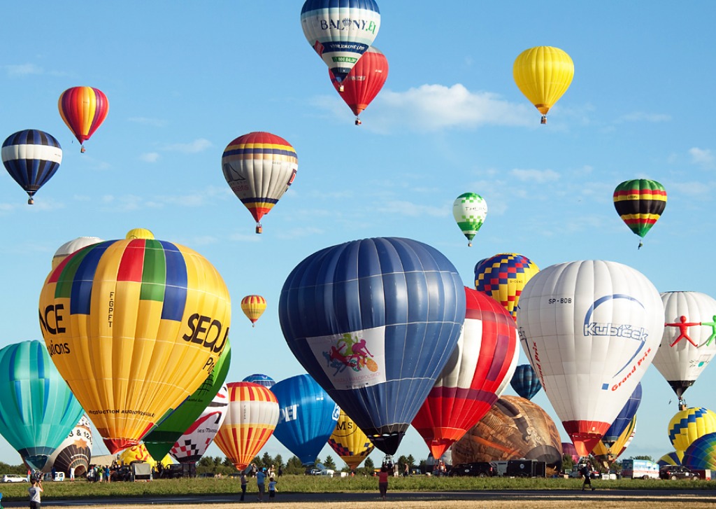 Mondial Air Balloon Festival jigsaw puzzle in Aviation puzzles on TheJigsawPuzzles.com