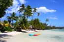 Haapiti Beach, Moréa Island, Polynesia