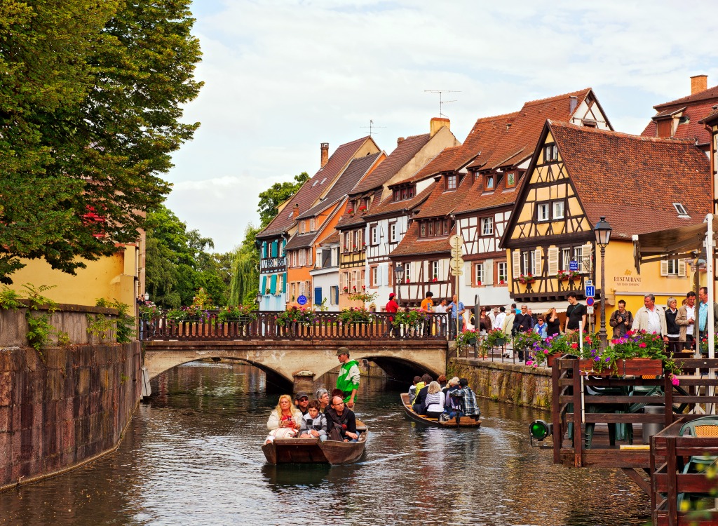 Colmar, Alsace, France jigsaw puzzle in Bridges puzzles on TheJigsawPuzzles.com