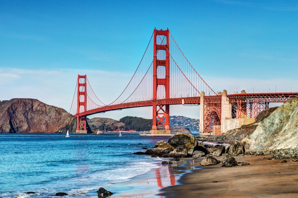 Golden Gate Bridge jigsaw puzzle in Bridges puzzles on TheJigsawPuzzles.com