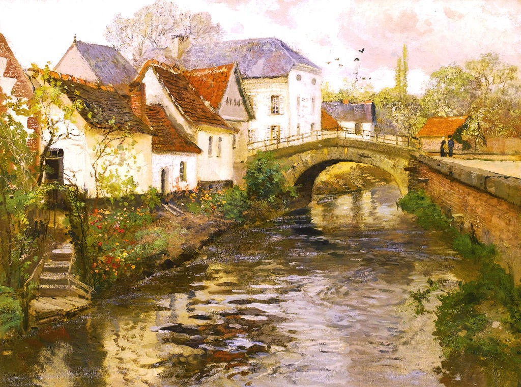 Small Village in Belgium jigsaw puzzle in Bridges puzzles on TheJigsawPuzzles.com