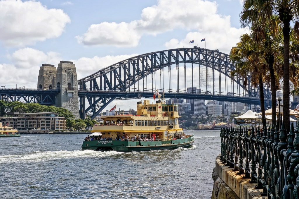 Circular Quay, Sydney, Australia jigsaw puzzle in Bridges puzzles on TheJigsawPuzzles.com