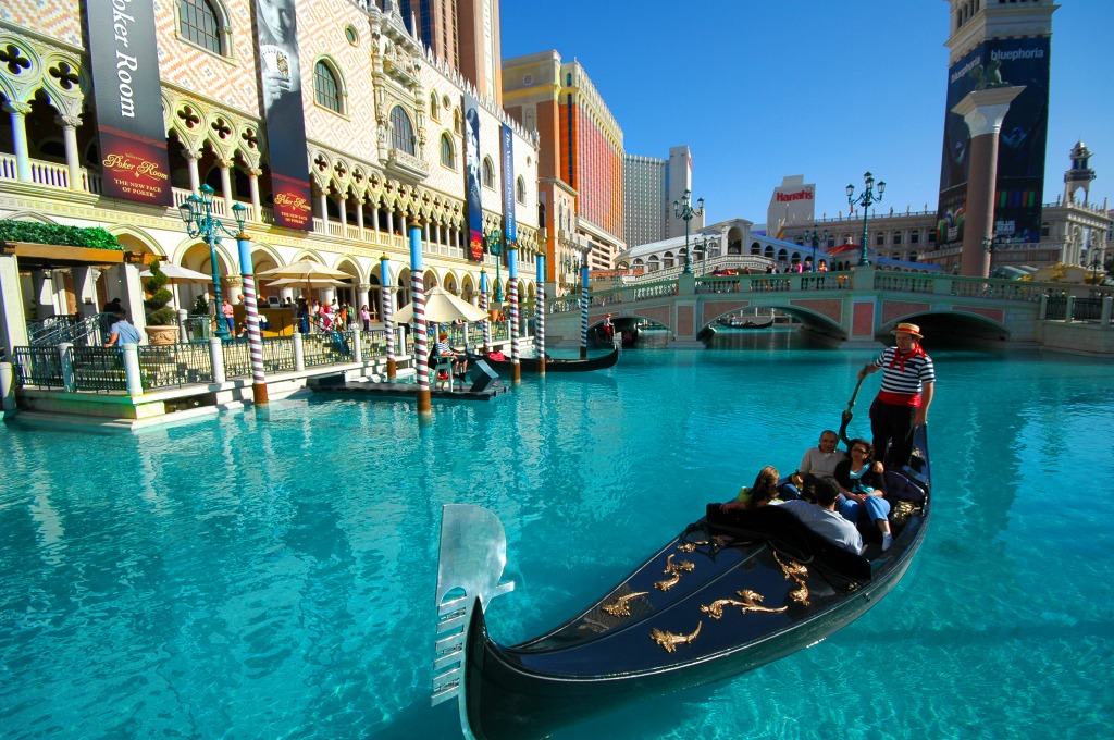 The Venetian Hotel, Las Vegas jigsaw puzzle in Puzzle of the Day puzzles on TheJigsawPuzzles.com