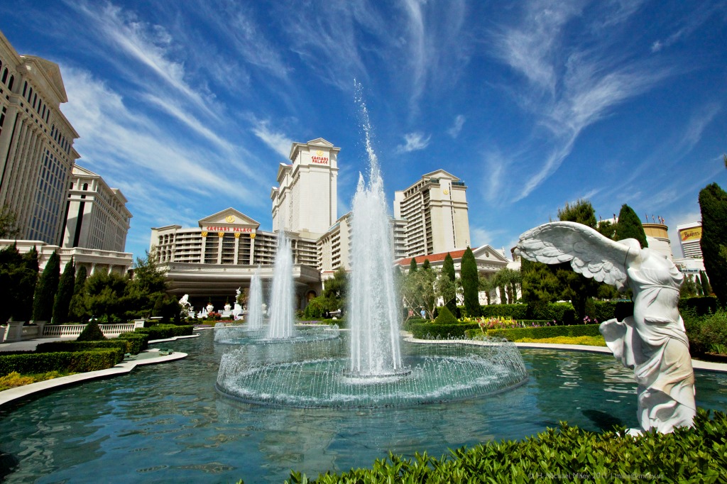 Caesars Palace, Las Vegas jigsaw puzzle in Waterfalls puzzles on TheJigsawPuzzles.com