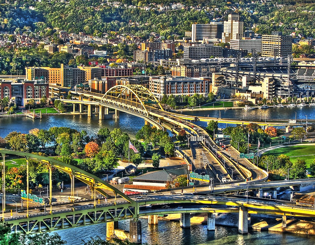 Pittsburgh Bridges jigsaw puzzle in Bridges puzzles on TheJigsawPuzzles.com