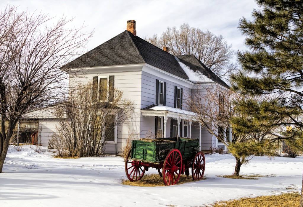 Old Wagon in Ridgeway, Colorado jigsaw puzzle in Street View puzzles on TheJigsawPuzzles.com