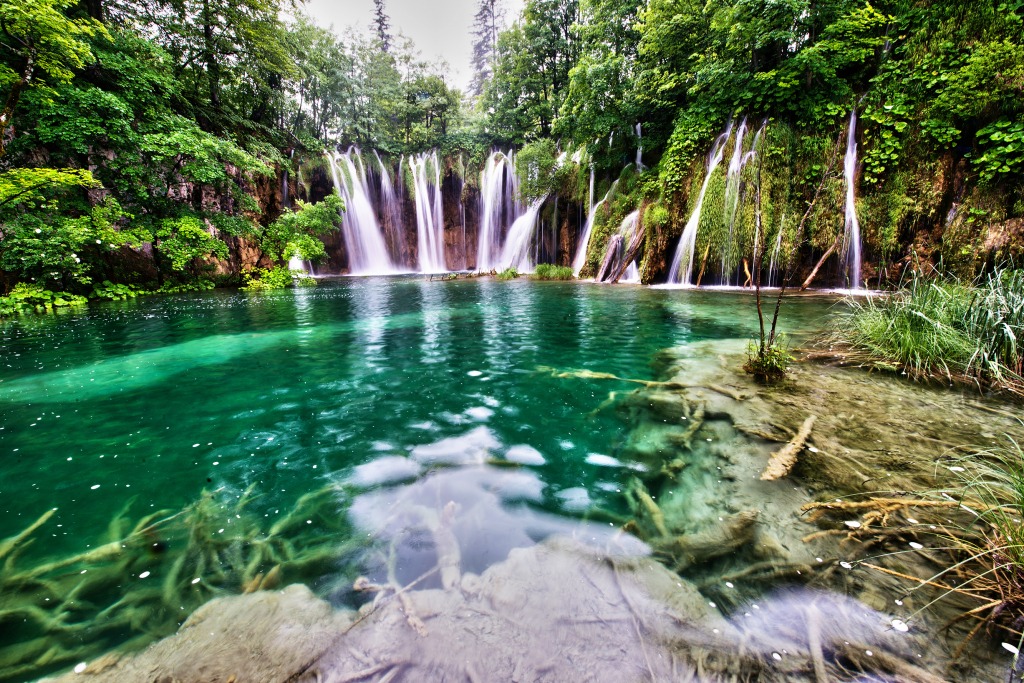 Plitvice National Park, Croatia jigsaw puzzle in Waterfalls puzzles on TheJigsawPuzzles.com