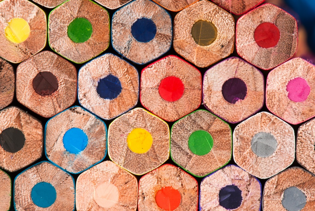 Colored Pencils jigsaw puzzle in Macro puzzles on TheJigsawPuzzles.com