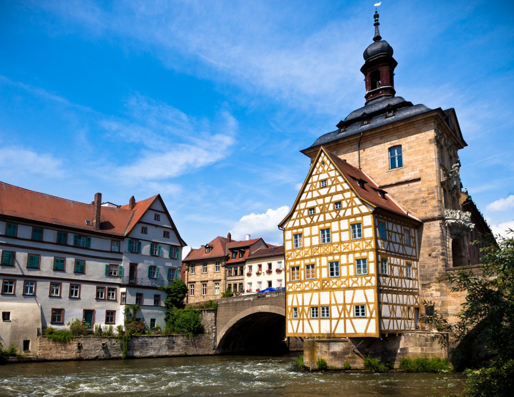 Bamberg Riverside, Germany jigsaw puzzle in Bridges puzzles on TheJigsawPuzzles.com