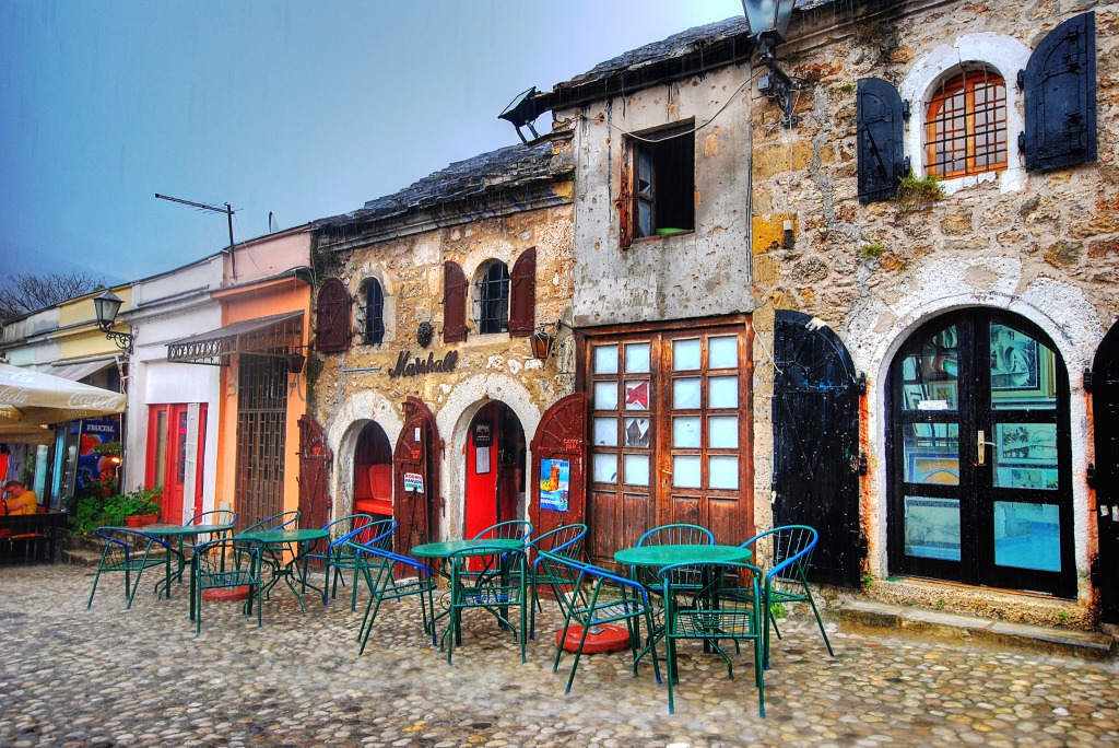 Mostar, Bosnia and Herzegovina jigsaw puzzle in Street View puzzles on TheJigsawPuzzles.com