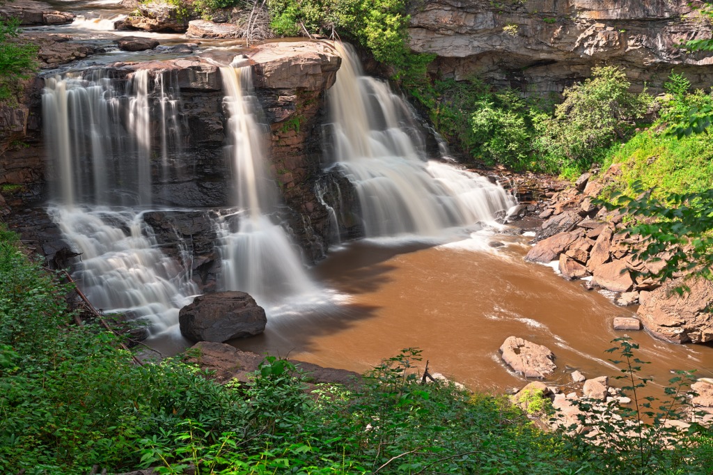 Blackwater Falls, West Virginia jigsaw puzzle in Waterfalls puzzles on TheJigsawPuzzles.com