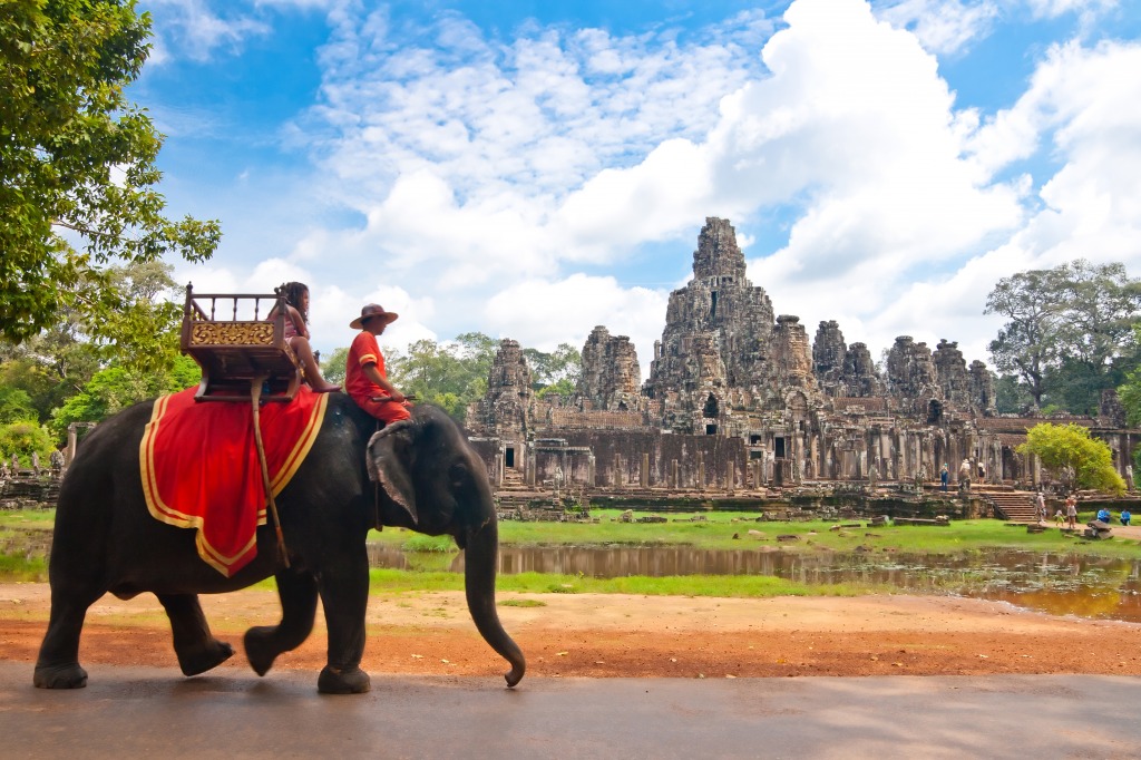 Angkor Wat, Siem Reap, Cambodia jigsaw puzzle in Animals puzzles on TheJigsawPuzzles.com