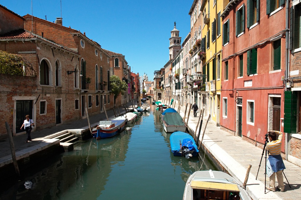 Picturing Venice jigsaw puzzle in Street View puzzles on TheJigsawPuzzles.com