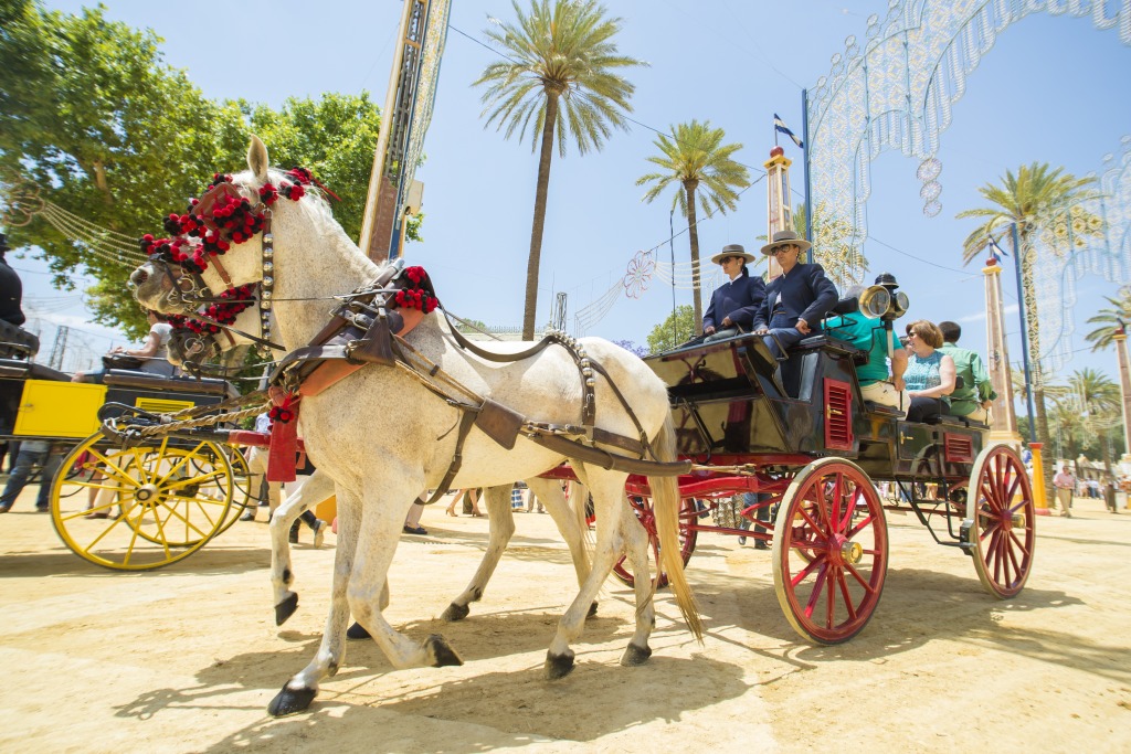 Fair Ride, Jerez de La Frontera, Spain jigsaw puzzle in Animals puzzles on TheJigsawPuzzles.com