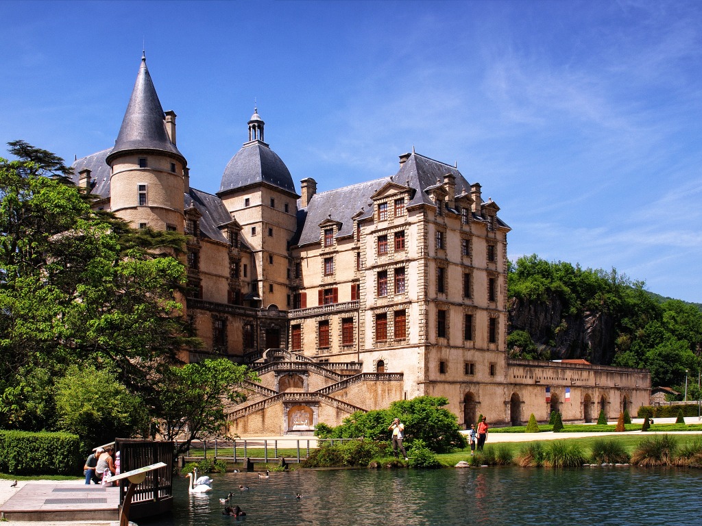 Château de Vizille, France jigsaw puzzle in Castles puzzles on TheJigsawPuzzles.com