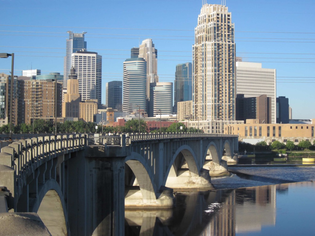 Minneapolis, Minnesota jigsaw puzzle in Bridges puzzles on TheJigsawPuzzles.com