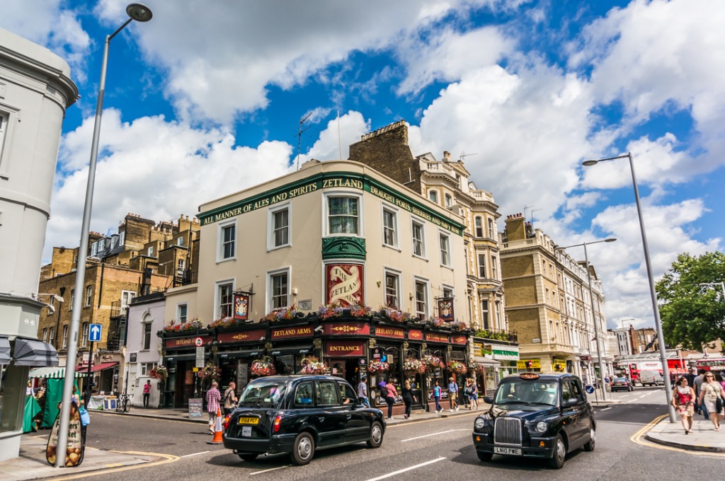 The Zetland Arms Pub, London jigsaw puzzle in Street View puzzles on TheJigsawPuzzles.com