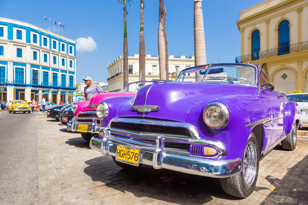 Classic Chevrolet in Havana, Cuba jigsaw puzzle in Cars & Bikes puzzles on TheJigsawPuzzles.com