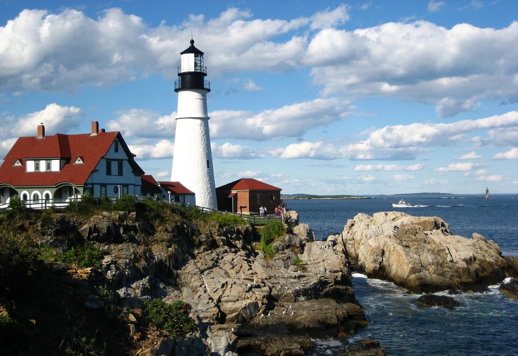 Portland Head Light in Maine jigsaw puzzle in Great Sightings puzzles on TheJigsawPuzzles.com