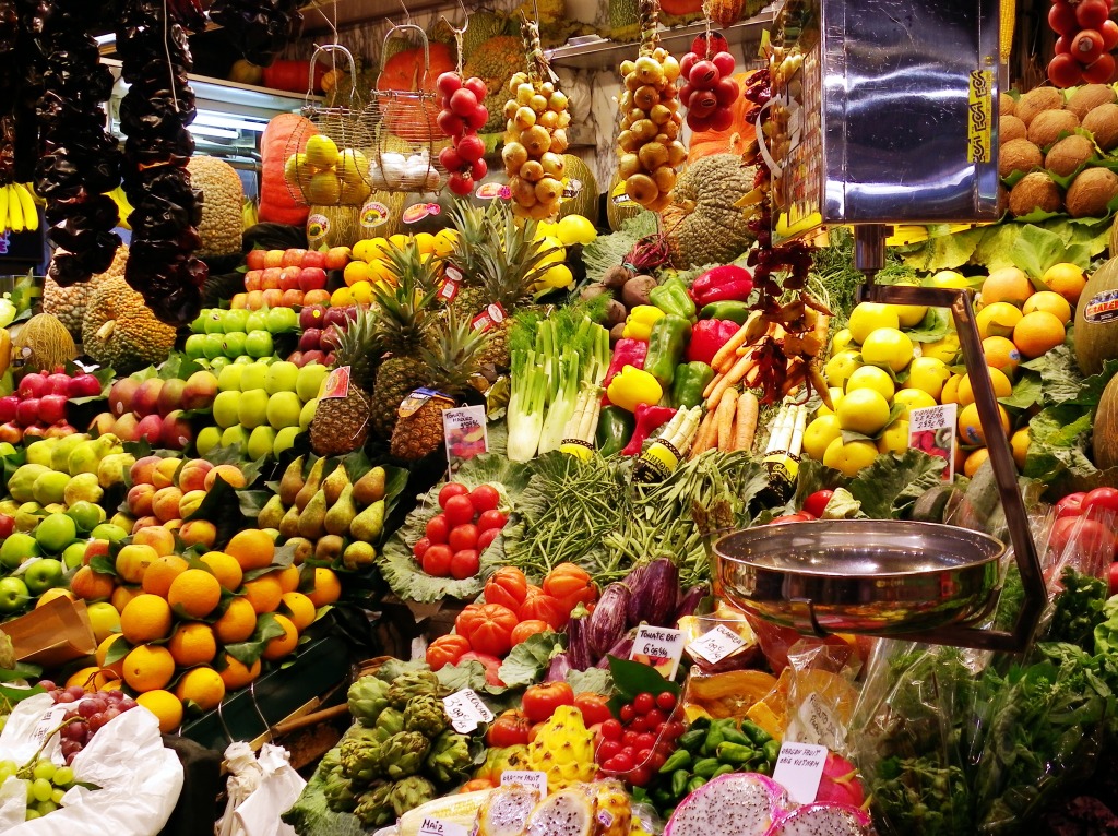 Boqueria Market, Barcelona, Spain jigsaw puzzle in Fruits & Veggies puzzles on TheJigsawPuzzles.com